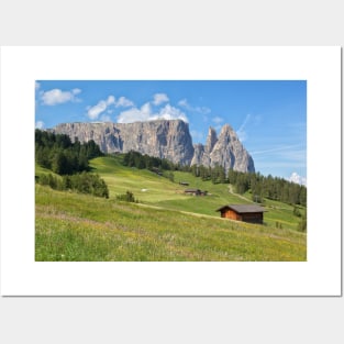 Alpe di Siusi and Sciliar Massif Posters and Art